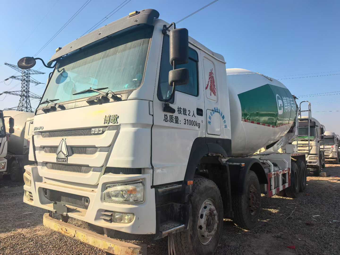 豪沃博歌大20方二手攪拌車